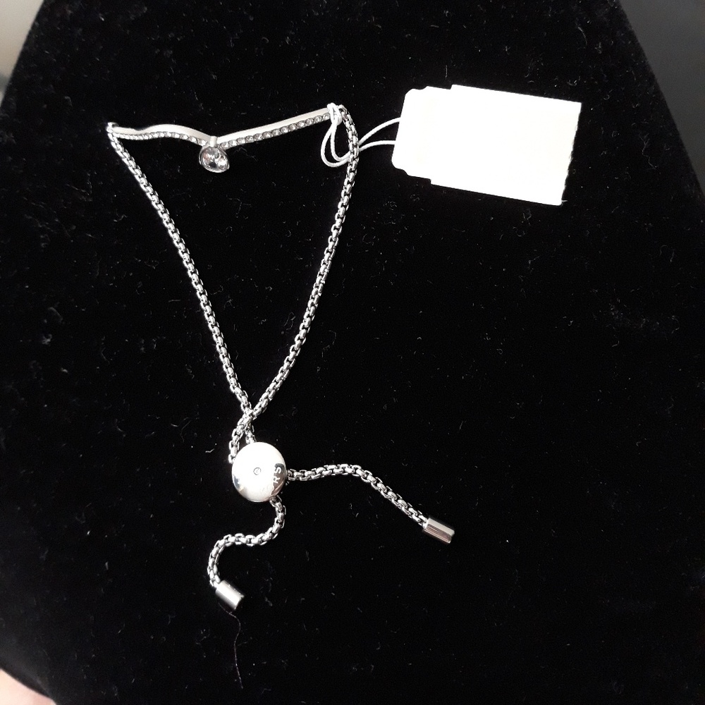 Michael Kors sterling silver slider bracelet - Picture 5 of 8